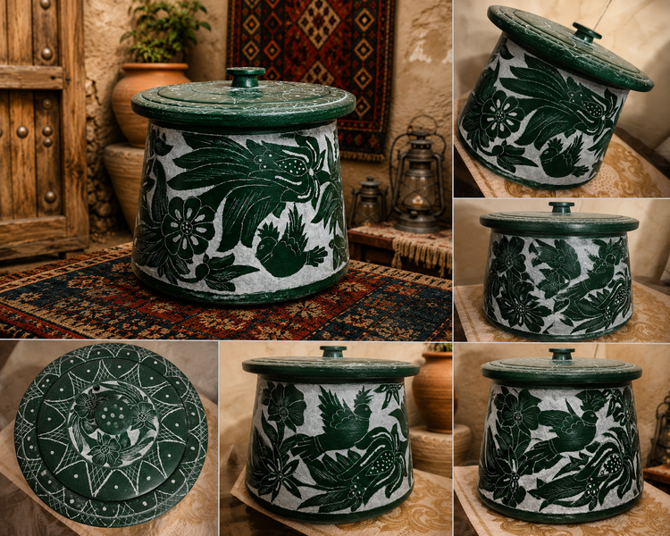 دیزی سنگی 6نفره طرح دار